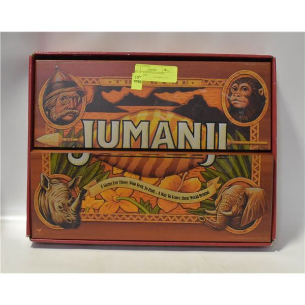 DELUXE WOOD BOX JUMANJI BOARD GAME