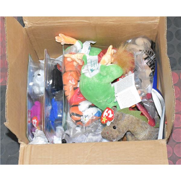COLLECTION OF RARE BEANIE BABIES & MORE