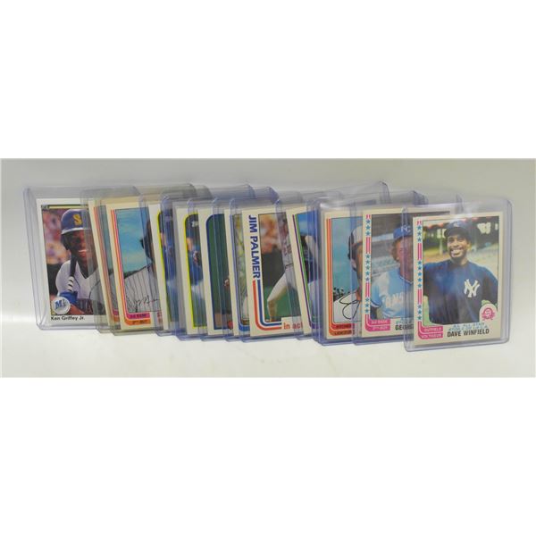 LOT OF 1980S STAR BASEBALL CARDS
