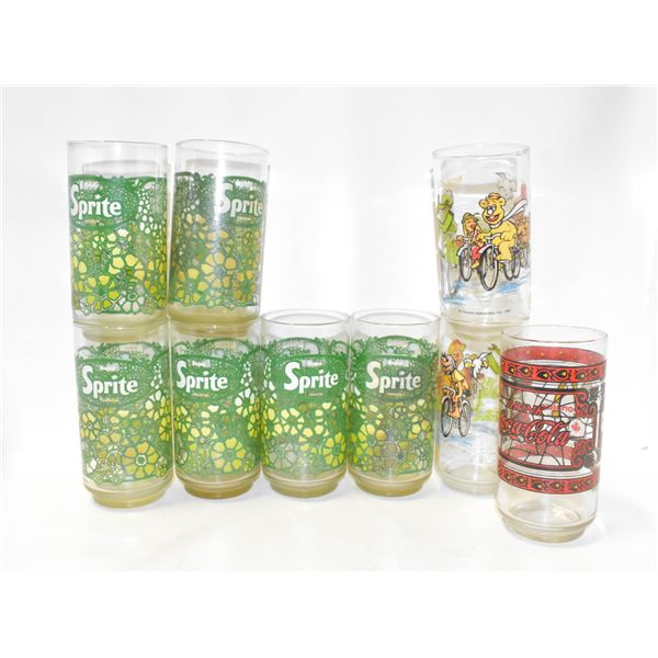 1970S SPRITE AND MUPPET CUPS