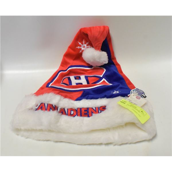 NEW MONTREAL CANADIANS SANTA HAT