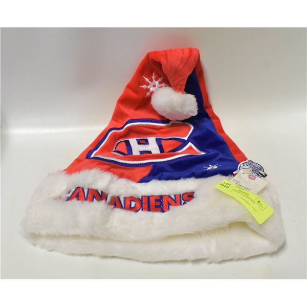 NEW MONTREAL CANADIANS SANTA HAT