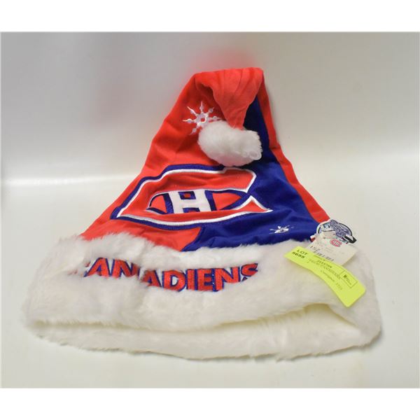 NEW MONTREAL CANADIANS SANTA HAT