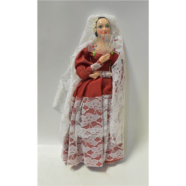 ANTIQUE ORNATE DOLL W BOX