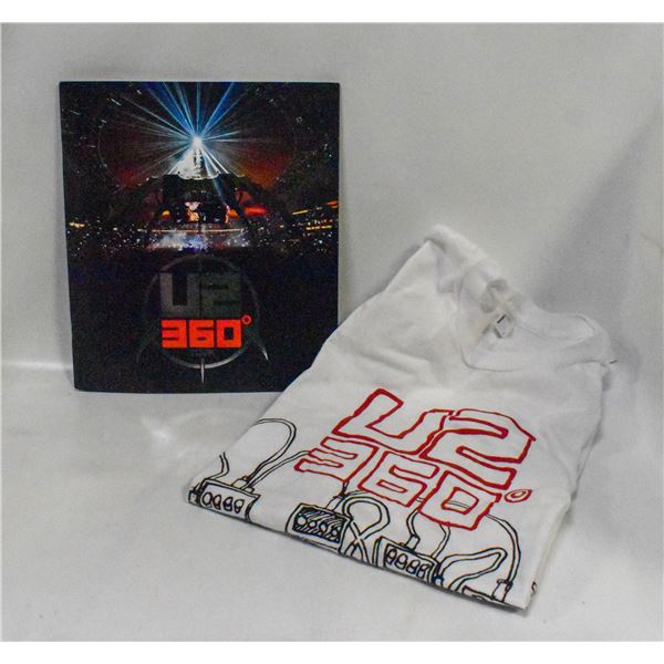 U2 360 CONCERT SHIRT LARGE & PROGRAMME