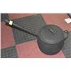 Image 1 : LARGE HANDLED POT CAST IRON