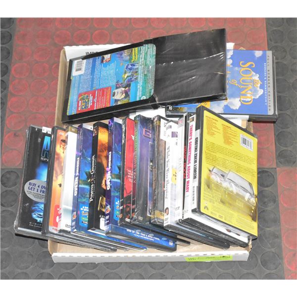 LARGE LOT OF SEALED DVD MOVIES
