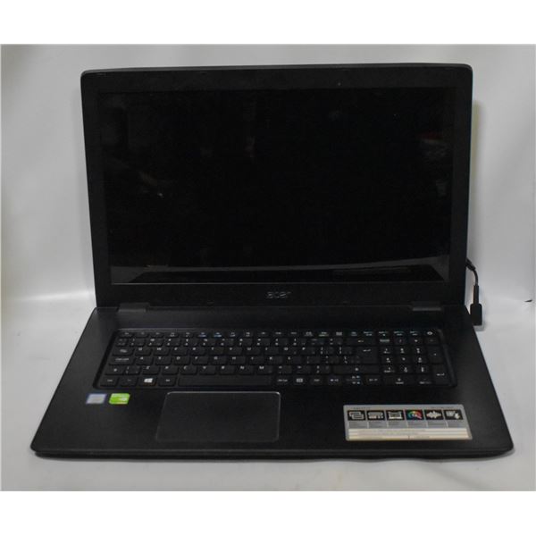 ACER ASPIRE E17 INTEL CORE LAPTOP W CABLE