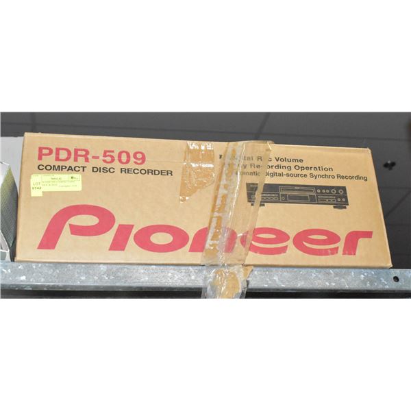 PIONEER PDR 509 COMPACT DISC RECORDER W BOX