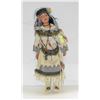 Image 1 : PORCELAIN INDIGENOUS DOLL IN TRADITIONAL OUTFIT