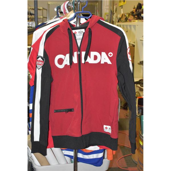 NEW HBC TEAM CANADA ZIP UP HOODIE COAT MED