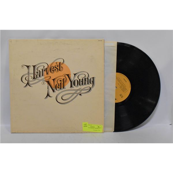 NEIL YOUNG HARVEST MOON LP RECORD
