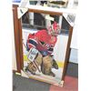 Image 1 : LARGE VINTAGE PATRICK ROY FRAMED PICTURE