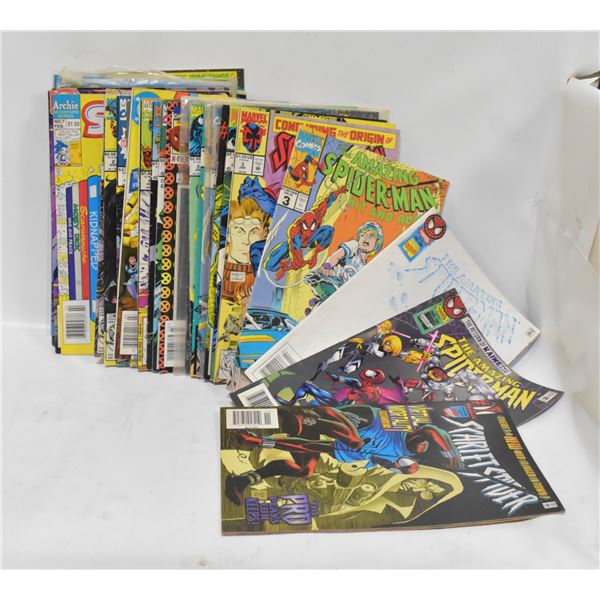 BUNDLE OF ASSTD VINTAGE COMIC BOOKS