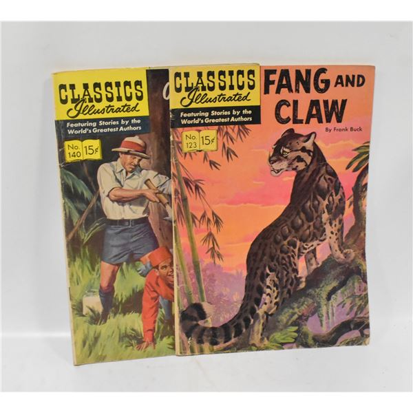 LOT VINTAGE CLASSICS ILLUSTRATED COMICS