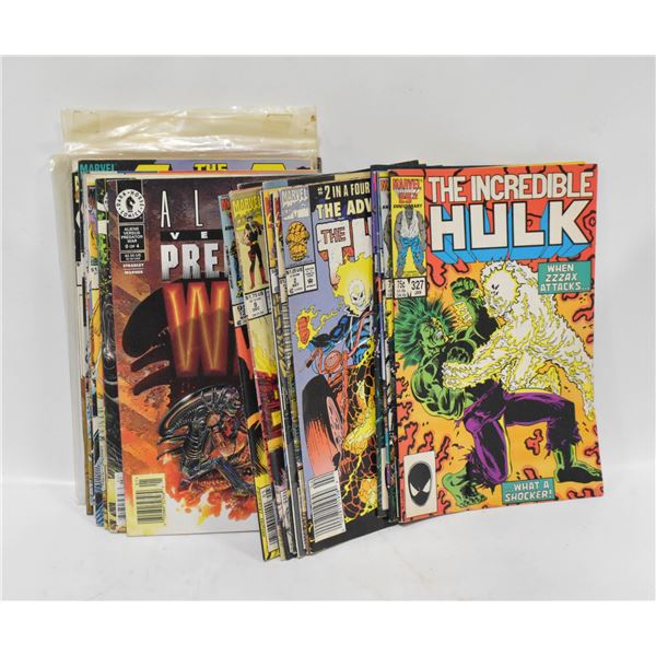 BUNDLE OF ASSTD VINTAGE COMIC BOOKS