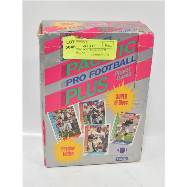 1991 PACIFIC FOOTBALL BOX W SEALED PACKS