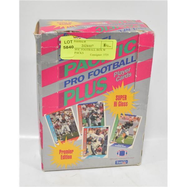 1991 PACIFIC FOOTBALL BOX W SEALED PACKS