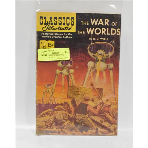 15 CENT COMIC WAR OF THE WORLDS SCI FI
