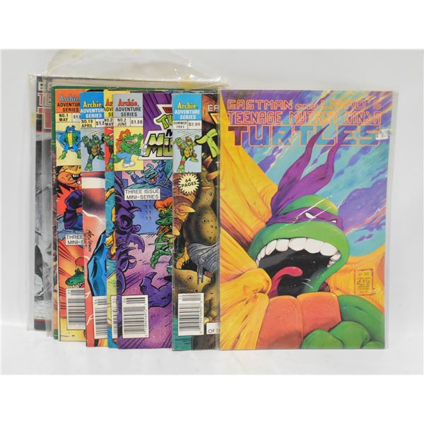 LOT OF VINTAGE NINJA TURTLE COMICS