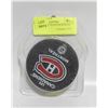 Image 1 : MONTREAL CANADIANS HOCKEY PUCK