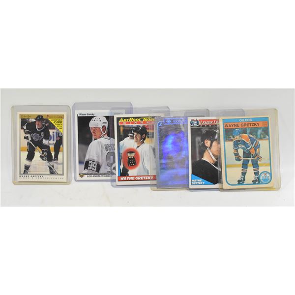 LOT OF WAYNE GRETZKY HOCKEY CARDS