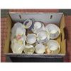 Image 1 : LOT OF ASSORTED ANTIQUE TEACUPS & SAUCERS
