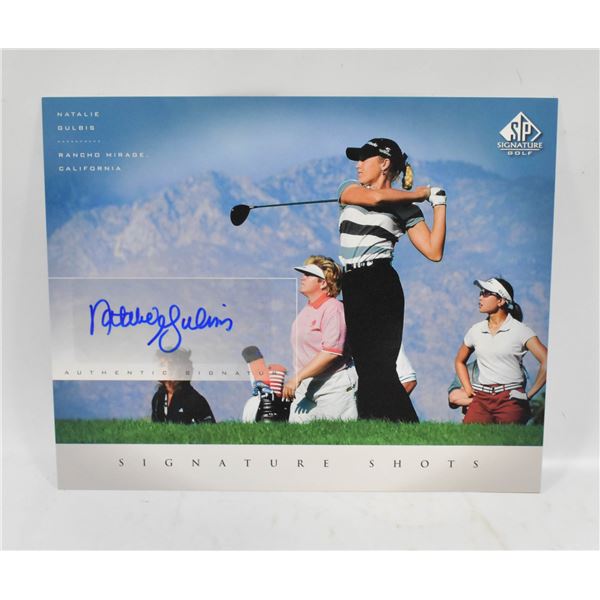 AUTOGRAPHED NATALIE GULBIS 8X10 W COA