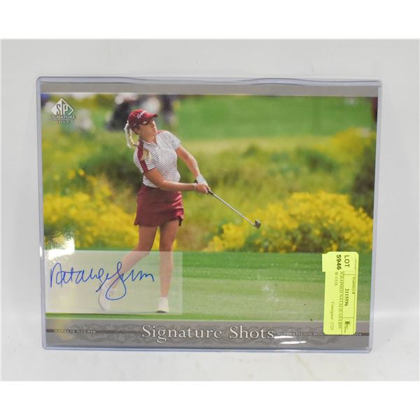 AUTOGRAPHED NATALIE GULBIS 8X10 W COA