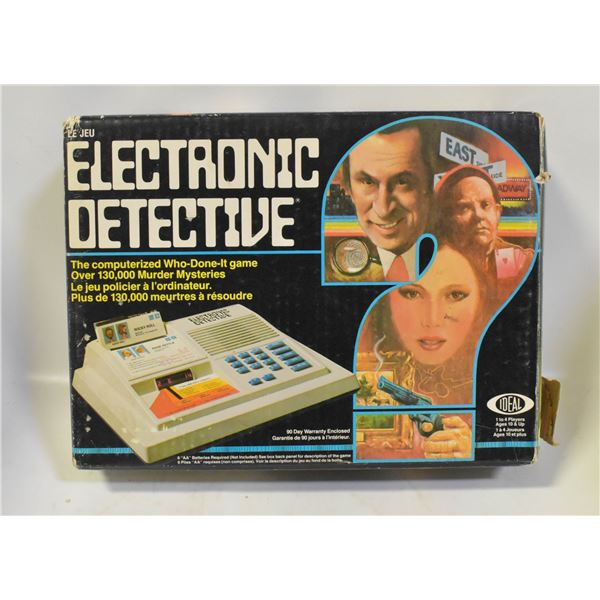 IDEAL ELECTRONIC DETECTIVE GAME