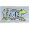 Image 1 : NWT ARCTIC POLAR BEAR LICENCE PLATE