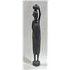 Image 1 : WOOD CARVED FEMALE STATUE AFRICA