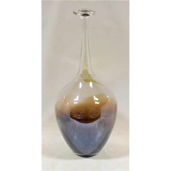 LARGE ART GLASS VASE