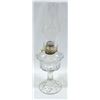Image 1 : ANTIQUE GLASS OIL LAMP