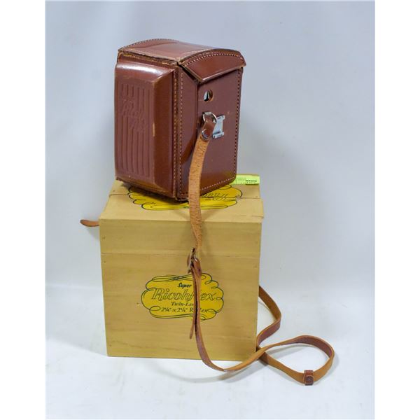 1950S RICOHFLEX TWIN LENS CAMERA W BOX