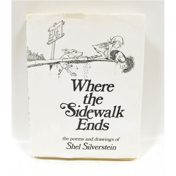 1ST EDIT SHEL SILVERSTEIN WHERE THE SIDEWALK ENDS