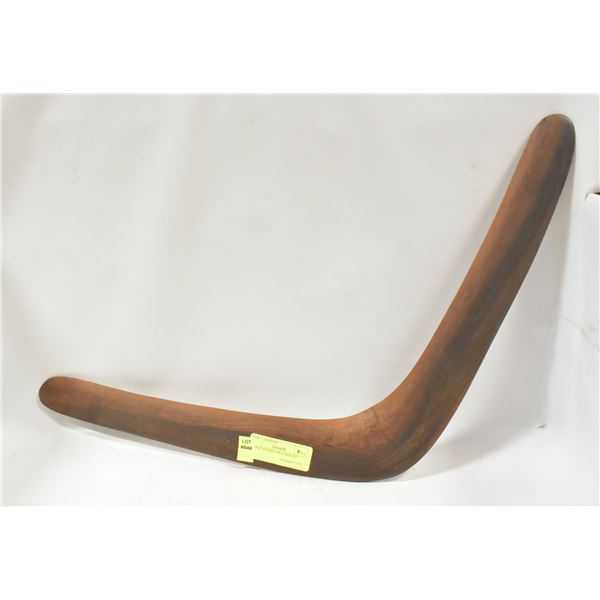 LARGE WOODEN BOOMERANG