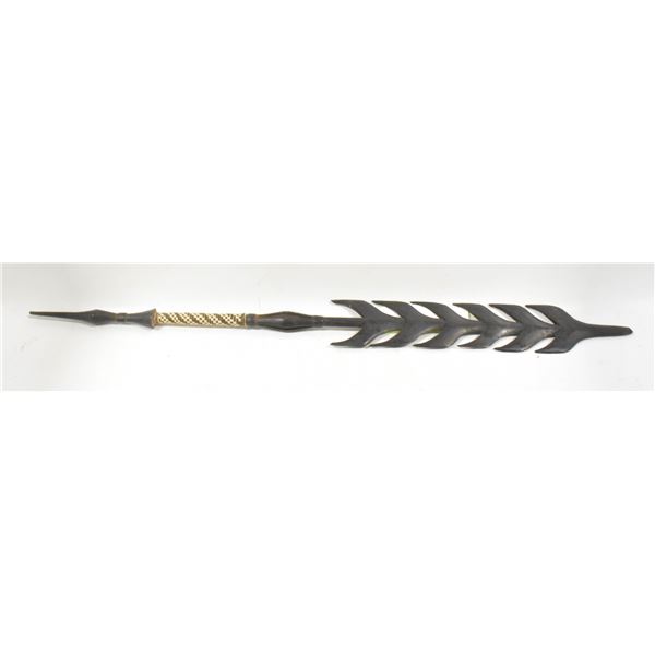 VINTAGE AFRICAN WOODEN SPEAR
