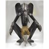 Image 1 : WIODEN CARVED AFRICAN ELEPHANT GOD STATUE