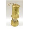 Image 1 : ANTIQUE BRASS COAL MINERS LANTERN W WICK