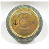 Image 1 : MARBLE BASE BRASS 50 YEAR CALENDAR