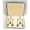 Image 1 : 1936 SILVER ROYAL SPOON SET WITH CASE