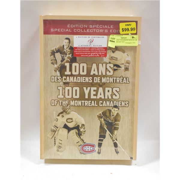MONTREAL CANADIANS SEALED 100 ANNIVERSARY SET