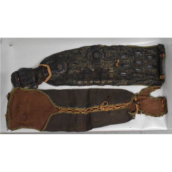 EDO ERA CIRCA 1750 JAPANESE SAMURAI KOTE SLEEVES