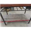 Image 4 : Two-Tier Metal Frame Workbench, 30 1/2" x 49" x 23"