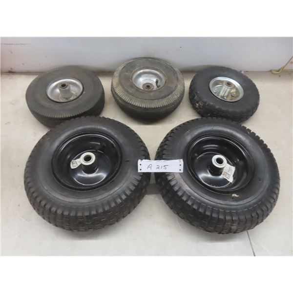 Five Wheelbarrow or Utility Tires