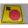 Image 11 : Six Signs: Two Metal 'No Stopping' (12" x 12") and Four Heavy-Duty Cardboard Signs