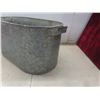 Image 6 : Galvanized Wash Basin with Lid