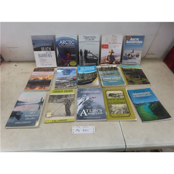 Lot of 15 Books on Life and Adventure in the Canadian North, Including Some National Bestsellers