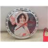 Image 2 : 1984 Coca-Cola Thermometer, 12" Diameter (Damage on Plastic Face) and Coke Apron